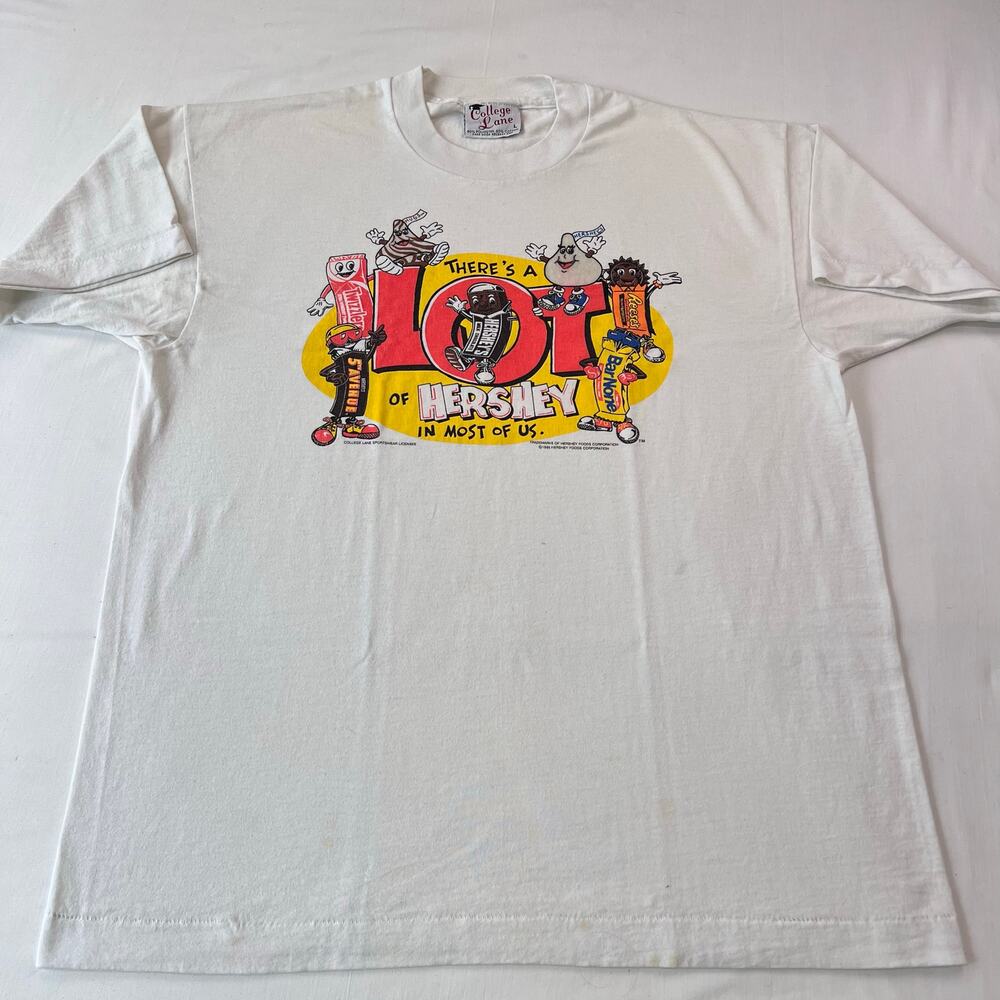 College Lane Vintage Hershey Park Single Stitch 1995 t-shirt Candy Size large